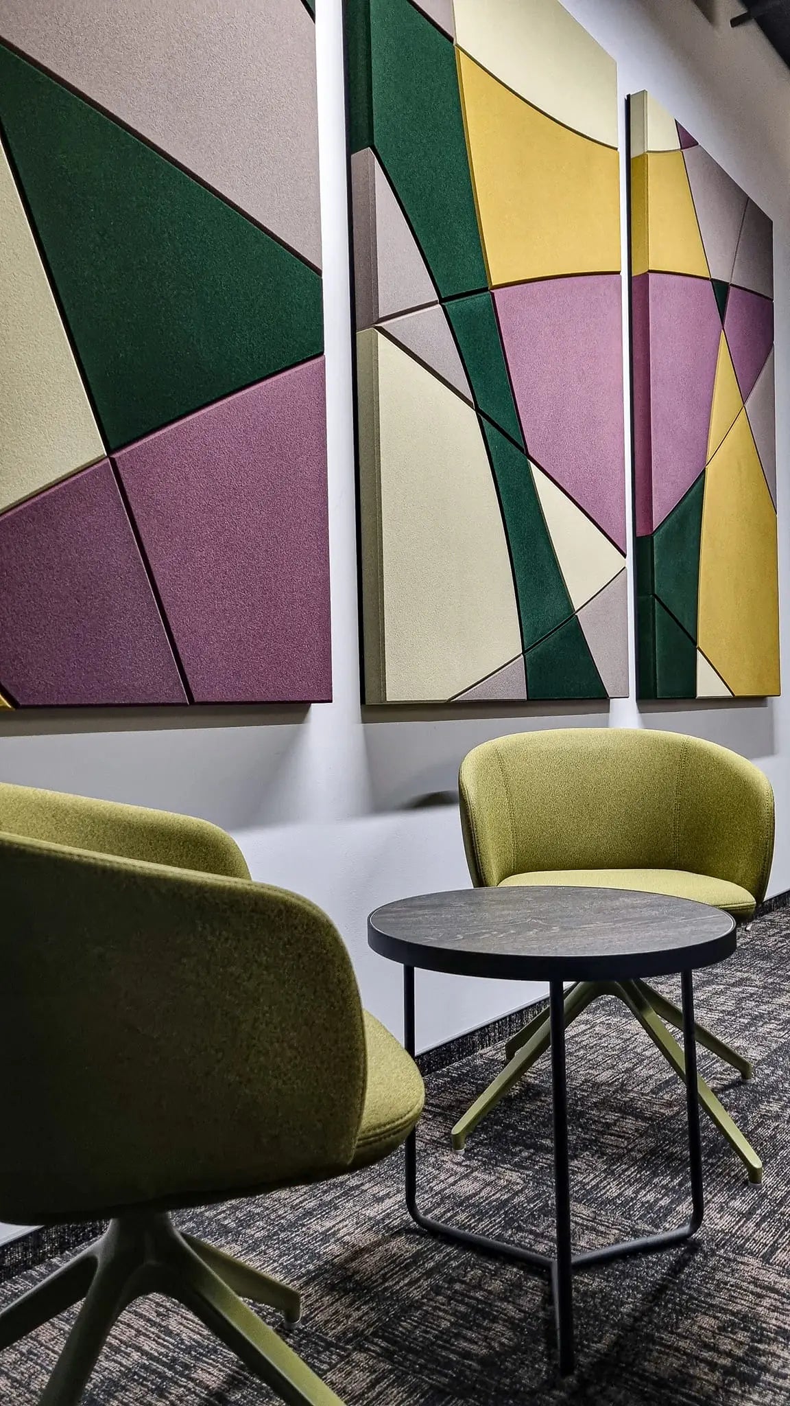 Acoustic Wall Art Panels FUSION 3 fig composition DecorMania eu